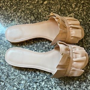 Blush Michael Kors slides